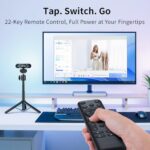 EMEET C60E Dual-Camera 4K Webcam for Streaming, Wide-Angle & Telephoto - Image 5