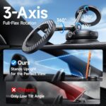 NeverFall Car Phone Mount for MagSafe, 89lbs Vacuum Suction - Image 5