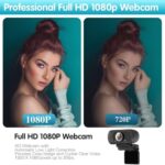 ZIQIAN 1080p Webcam with Microphone,USB Web HD Camera for PC & Laptop - Image 5