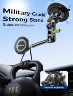 MAGIC JOHN Magnetic Car Phone Holder [Strong Suction&Strong Magnetic] 360° - Image 5