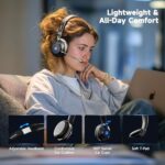 Wireless Headset with Microphone, Bluetooth 5.3 Headset for PC - Image 5