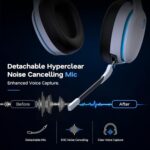 AOC 2.4GHz Wireless Gaming Headset for PS5, PS4, PC, Switch, 45Hr, White - Image 5