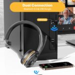 Bluetooth Headset, Wireless Headset with Mic for Work, Bluetooth 5.3 - Image 5