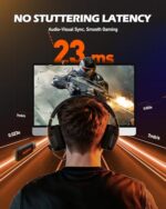 NUBWO Wireless Gaming Headset with Mic for Ps5 Ps4 PC, Zero Interference - Image 5