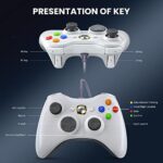 VOYEE PC Controller, Wired Controller Compatible with Microsoft Xbox 360 & - Image 6