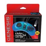 Retro-Bit Official Sega Genesis USB Controller 6-Button Arcade Pad for Sega - Image 5