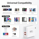 USB C Charger Block, 60W 5-Port Type C Charger Fast Charging Blocks - Image 5