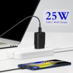 GUUSMART Type C Charger 2-Pack 25W Type C Fast Charging Block with 6ft USB C - Image 5