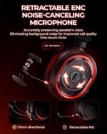 Wireless Gaming Headset for PC PS5 PS4 Mac Switch 7.1 Surround Sound 100-Hr - Image 5