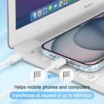 iPhone 17 16 15 Charger, USB C Charger, 4Pack Fast Wall Charging with Cable - Image 5