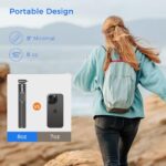 Selfie Stick Travel Tripod for Cell Phone with Remote Control and (B0D7C9N218) - Image 5