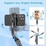 SelfieShow Selfie Stick, Extendable Selfie Stick Tripod with Wireless Remote and - Image 5