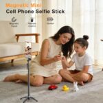 Upgrated 5-in-1 Magnetic Selfie Stick with Remote for Cell Phone 360° - Image 5