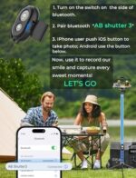 118'' 9.8ft Long Selfie Stick for iPhone, Android, Extended Super Long Pole - Image 5