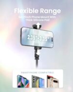 KraftGeek JustTap Phone Tripod for iPhone, Auto-Open Selfie Stick Tripod - Image 5