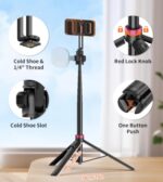 Gahenwo 69" Magnetic Phone Tripod for All Phones - Image 5