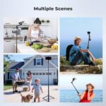 K&F CONCEPT 72" Selfie Stick for iPhone, Phone Tripod - Image 6