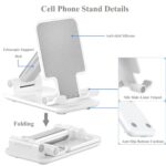 Meetuo 2 Pcs Cell Phone Stand for Desk, Adjustable & Foldable Phone Holder - Image 5