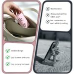 ONEUPIN Portable Foldable Silicone Aluminum Phone Holder with Suction Cup - Image 5