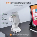 【2026 Upgraded】Wireless Charger 3 in 1, Foldable Wireless Charging Station with - Image 5