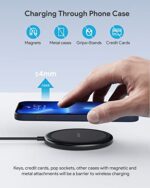 COKOEYE Wireless Charger, 15W Max Fast Wireless Charging Pad 2-Pack Compatible - Image 4