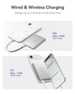 Baseus Picogo Power Bank, 0.3" Ultra Slim 5000mAh MagSafe Battery Pack - Image 5