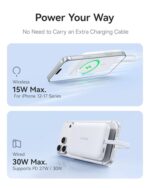 Baseus Magsafe Power Bank, 10,000mAh 30W Magnetic Portable Charger (B0DYDLRGCB) - Image 5