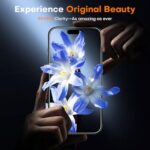 TOCOL for iPhone 16 Screen Protector, Full Coverage 9H Hardness Easy - Image 5
