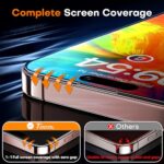 TOCOL for iPhone 16 Pro Screen Protector 9H Hardness Military Grade Shatterproof - Image 5