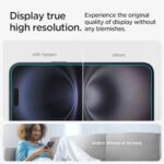 Spigen GlasTR EZ FIT Screen Protector for iPhone 16/15 - Image 5