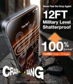 UltraGlass 9H+ Glass for iPhone 16 Pro Privacy Screen Protector [NO.1 Military - Image 5