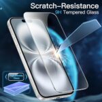 JETech Screen Protector for iPhone 16, 3-Pack - Image 5
