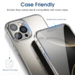 amFilm OneTouch for iPhone 16 Pro Screen Protector 6.3'' Tempered Glass - Image 5