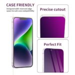 2 Pack Privacy Screen Protector for iPhone 13 Pro Max/14 Plus Tempered Glass - Image 5