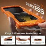 NeverBreak 9H+ Hardness for iPhone 17 Pro Screen Protector 12FT Military Grade - Image 5