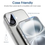 amFilm OneTouch for iPhone 16 Screen Protector 6.1'' Tempered Glass - Image 5