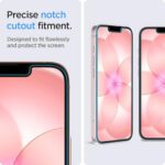 Spigen GlasTR EZ FIT Screen Protector for iPhone 17e, 16e, 14, 13 Pro, 13 - Image 5