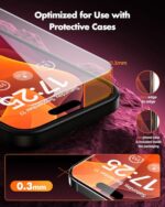 UNBREAKcable for iPhone 16 Screen Protector [Quick-Installation Box] 3-Pack 9H+ - Image 5