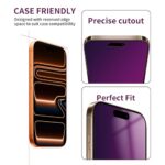 2 Pack Privacy Screen Protector for iPhone 17 Pro Max Tempered Glass 6.9'' - Image 5