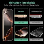 6 Pack Plastic Screen Protector Compatible for iPhone 16 pro max 6.9-Inch - Image 5