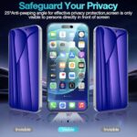 2 Pack Privacy Screen Protector for iPhone 17 Pro Max (NOT Glass) - Image 5
