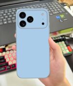 2 Pack Protective Films Compatible with iPhone 17 Pro Max (Light Blue) - Image 6
