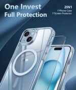 FNTCASE for iPhone 15/14/13 Case Compatible with Magsafe Clear Phonecase - Image 5