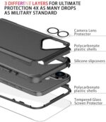 Diverbox for iPhone 16 Case [Shockproof] [Dropproof] [Tempered Glass Screen - Image 5