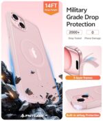 FNTCASE for iPhone 15/14/13 Case, Fit for Magsafe, Glass Screen Protector - Image 5