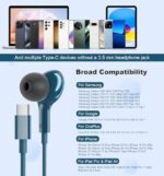 USB C Headphones for iPhone 15 Plus 16 Pro 17 Pro Max Samsung Galaxy Headphones - Image 4