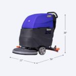 USA-CLEAN X20BT Traction Driven Auto Scrubber Machine Walk Behind - 20 inches - Image 5