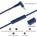 R10 Over-Ear Headphones with Microphone, Lightweight Folding Stereo Bass Headset - Image 5