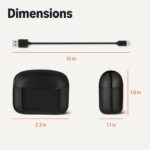 Amazon Basics Bluetooth 5.4 True Wireless Earbuds, IPX4 Waterproof - Image 5