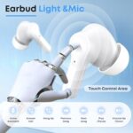 Wireless Earbuds Bluetooth 5.4 HiFi Stereo Headphones with Noise Cancelling Mic - Image 5